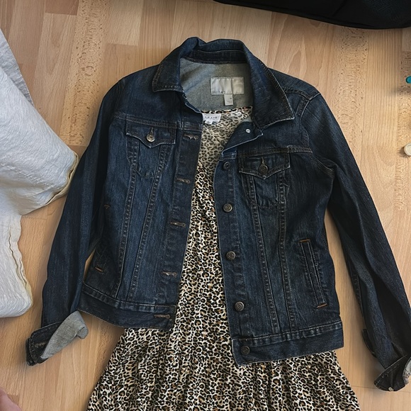 Bundle! Old navy denim jacket with cheetah print dress - Picture 4 of 5